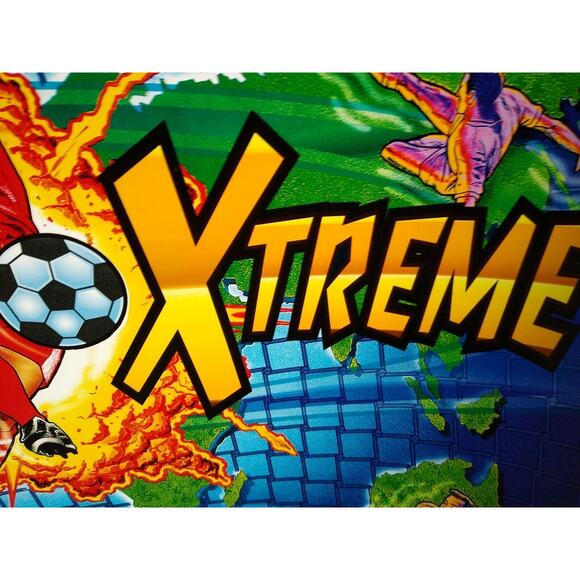 Striker Xtreme Pinball Translite Art Sheet Original Soccer Sports Vintage - Picture 5 of 11